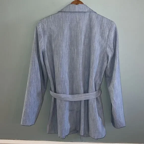 Nine West Women’s M blue Blazer & Shorts Business Set NEW - Picture 12 of 14